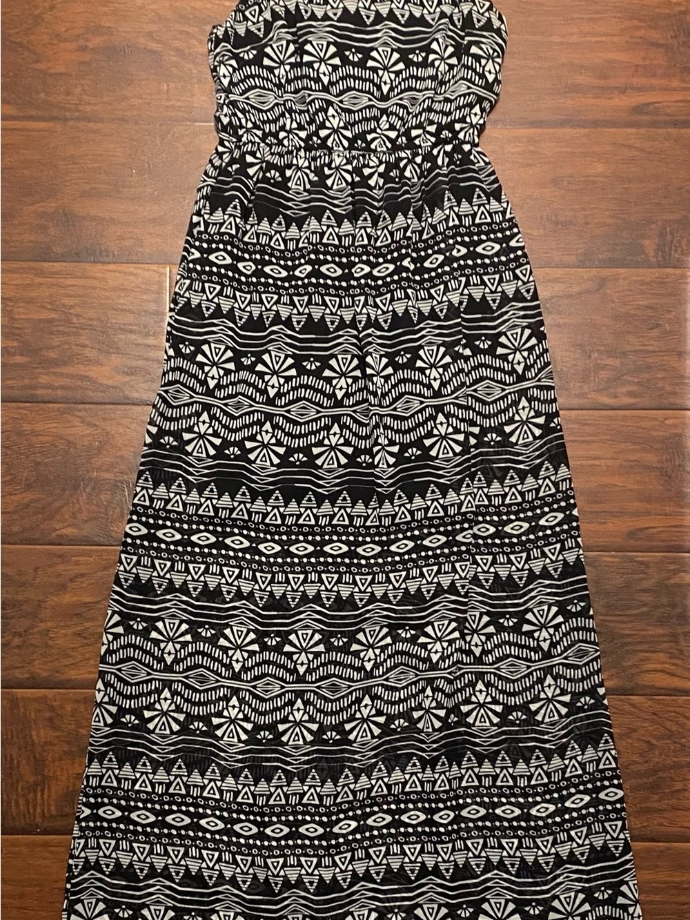 Black & White Maxi Dress
